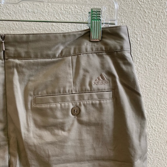 ADIDAS WOMENS STRETCH SKIRT SKORT SIZE 6 dark tan - Picture 3 of 6
